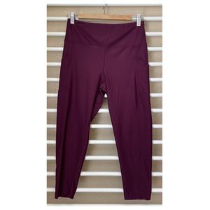 High-waist pocket ankle legging